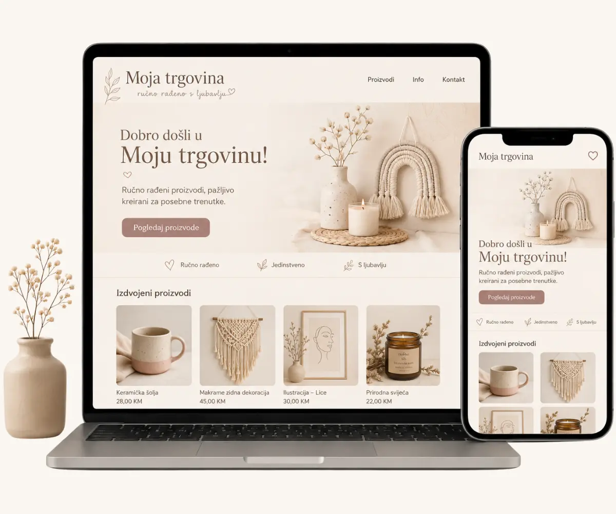 Prikaz online trgovine na Nit.ba