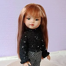 Set odjeće za lutke Paola Reina - top sa šljokicama i pantalone