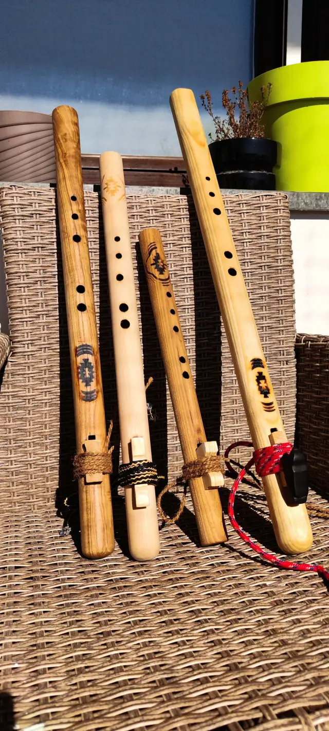 Native American Style flauta - Orah (Low D) - Ručni rad — image 1