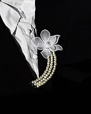 Nitka Flower broš