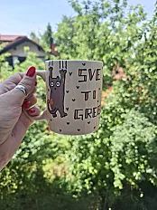 Rucno oslikana solja