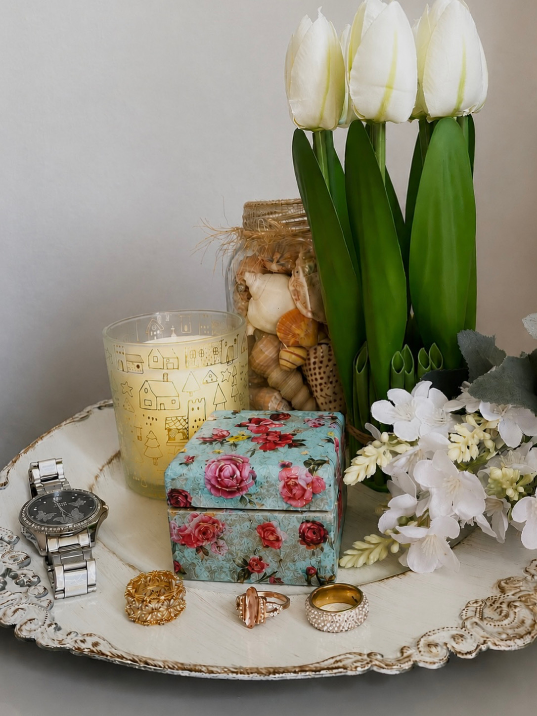 Decoupage kutija za nakit — slika 1