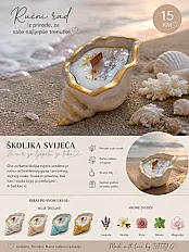 Mirisna svijeca školjka. Aroma magnolia