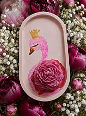 Mirisna svijeca na tacni