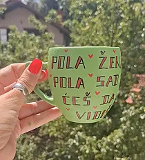 Rucno oslikana solja