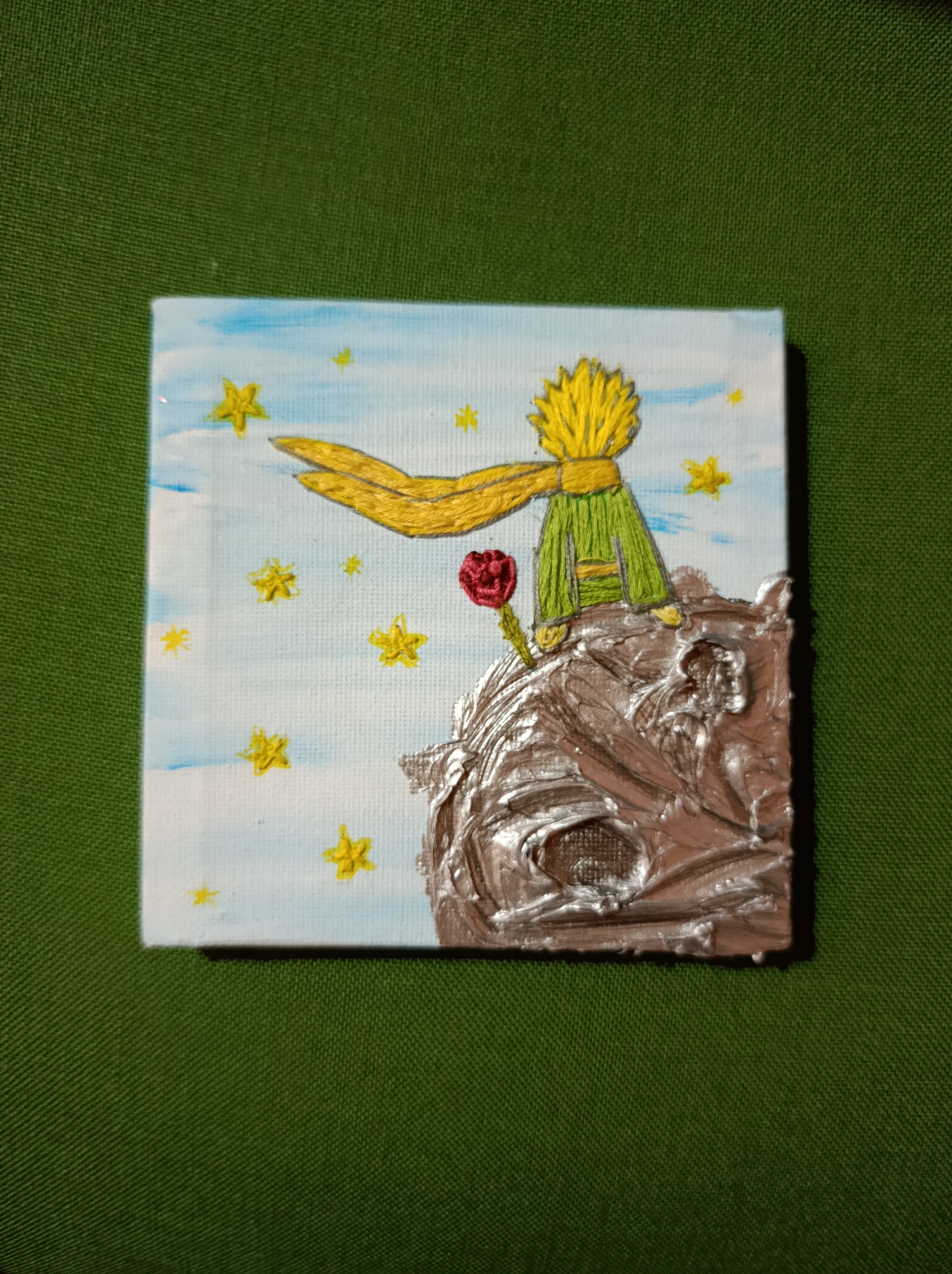 Mali princ vezena slika — slika 1