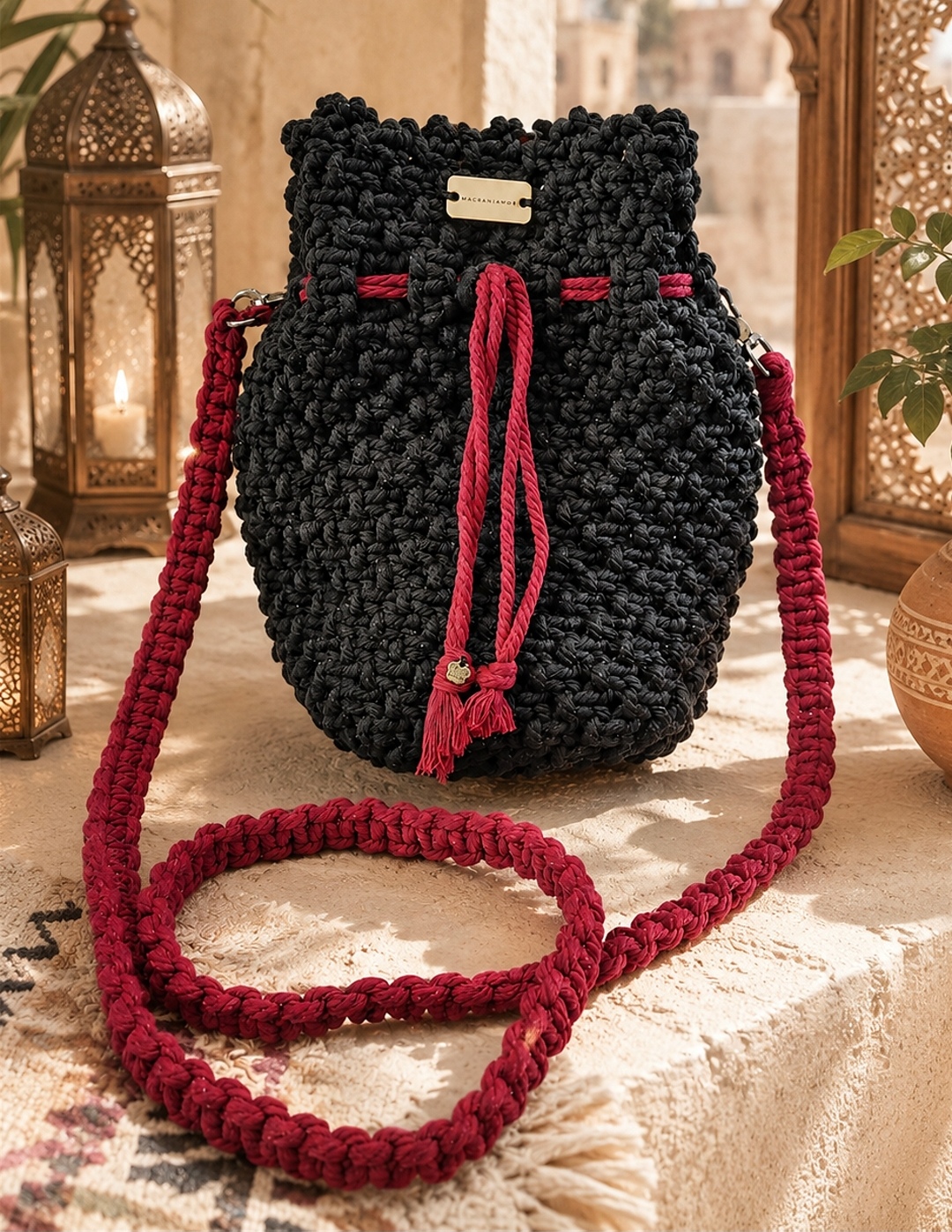 SACK bag ❤️🖤  — slika 1