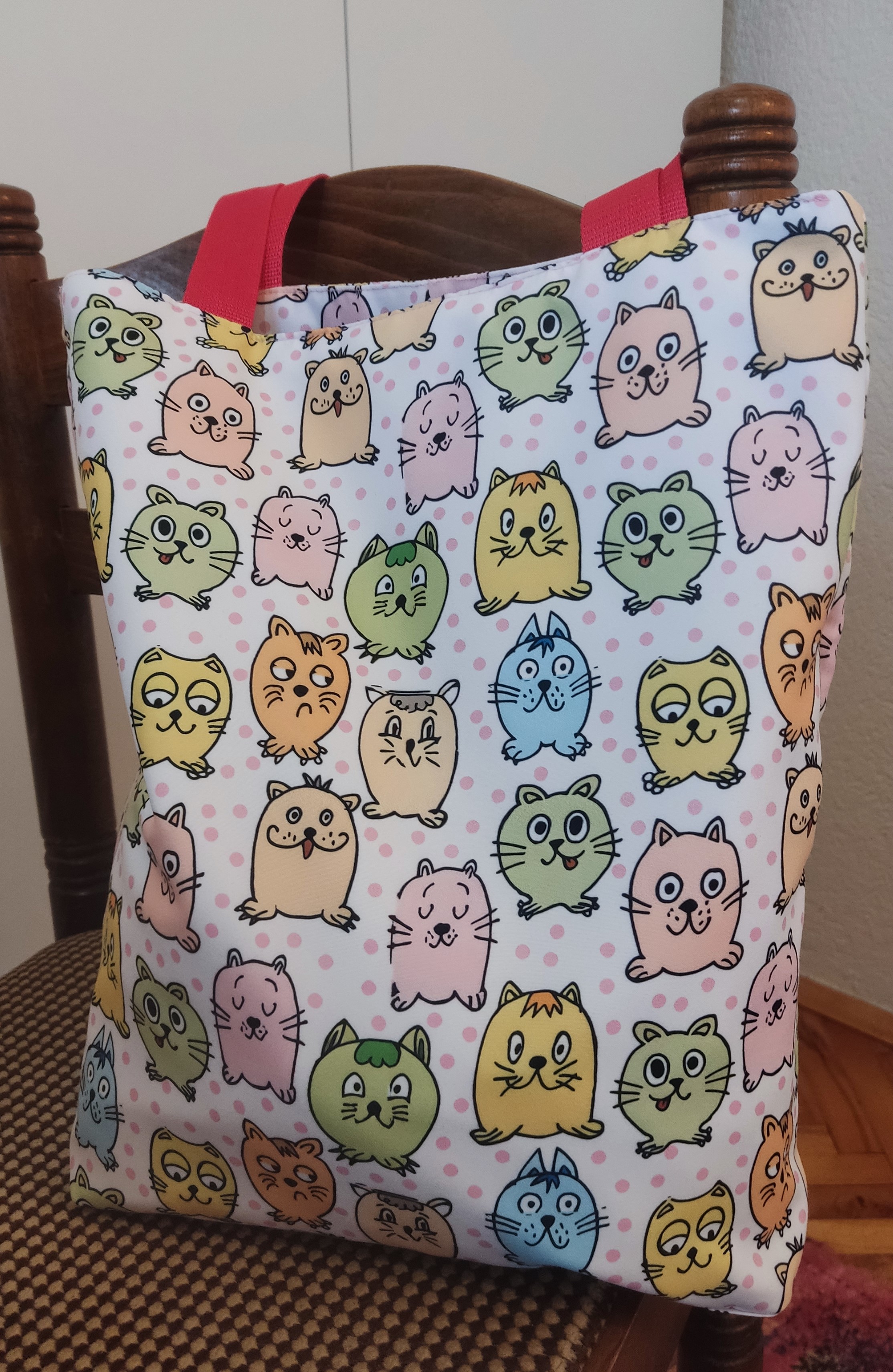 Unikatna handmade ženska torba Catz — slika 1
