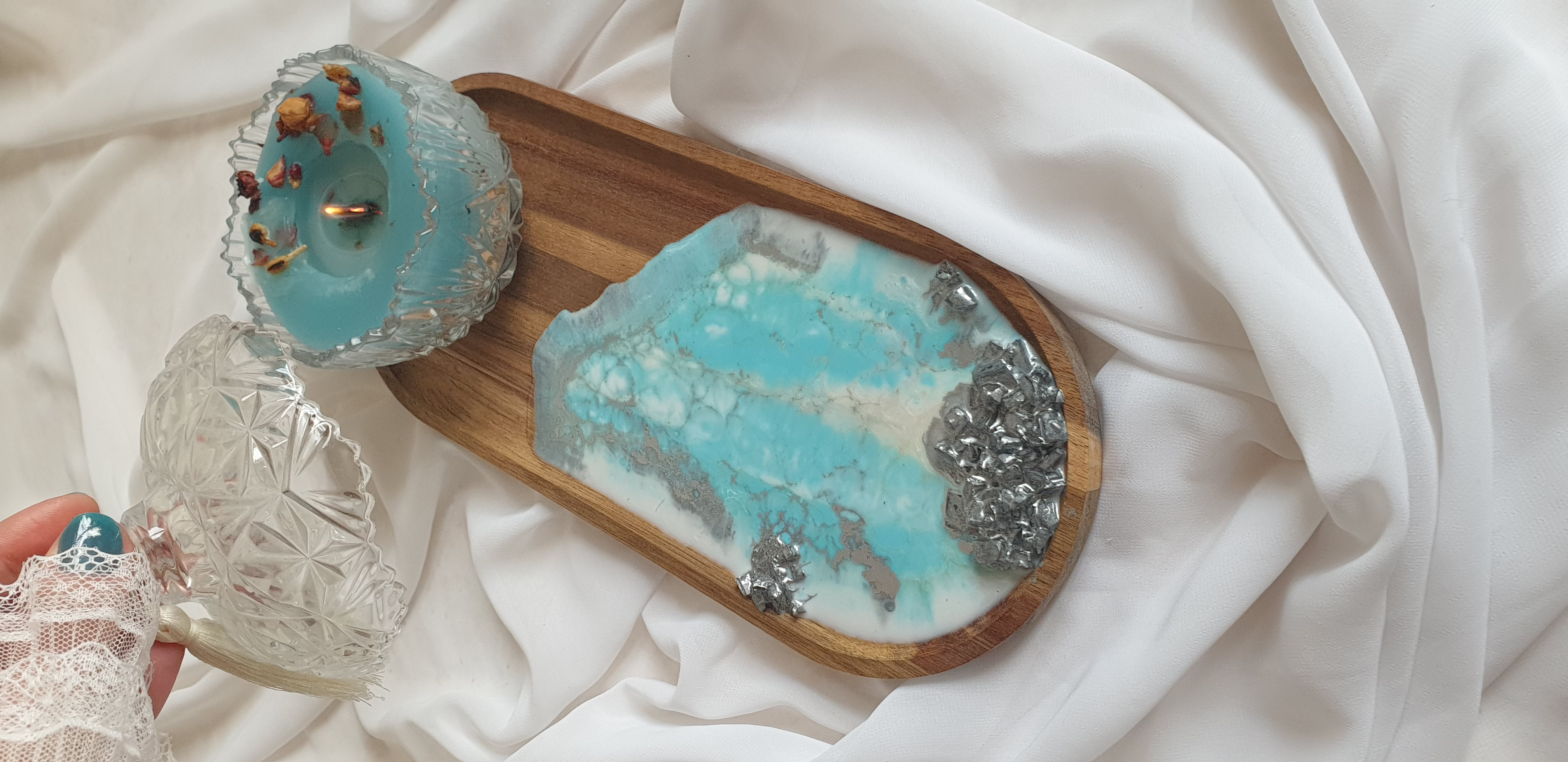 Dekorativna tacna Arctic Glow — slika 1