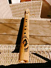 Native American Style flauta - Jasen (Mid A) - Ručni rad — slika 5