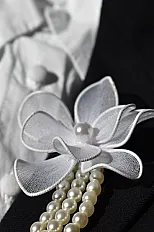 Nitka Flower broš — slika 4