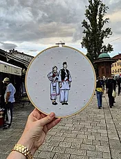 Ručni vez na đerđefu  — minijatura 2
