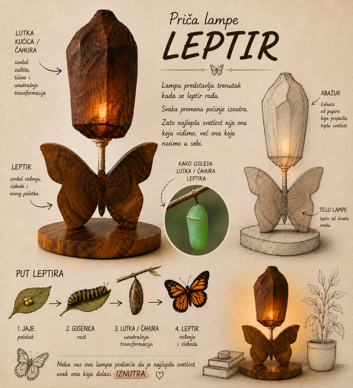 Leptir stona lampa — slika 7