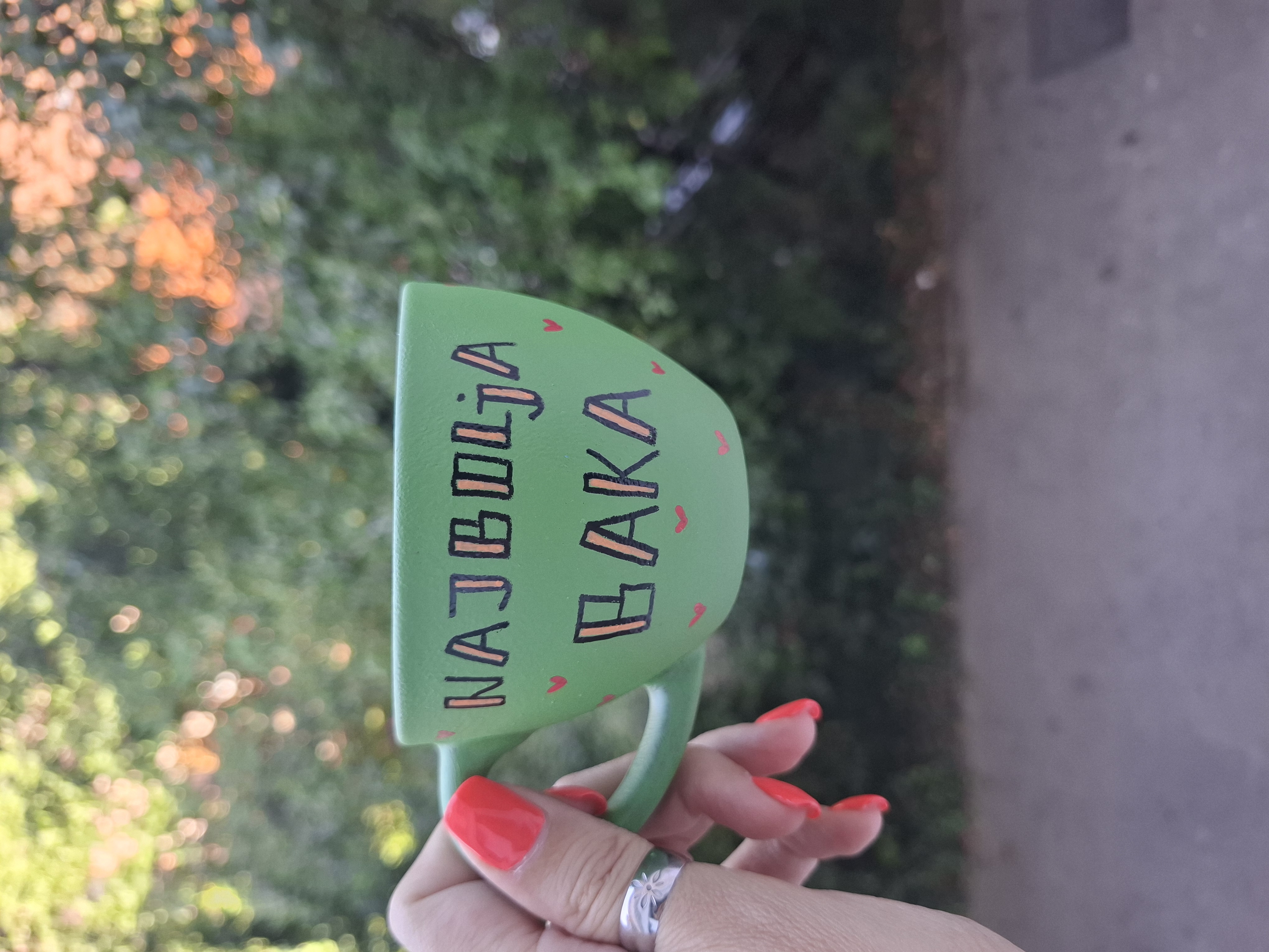 Rucno oslikana solja — slika 2