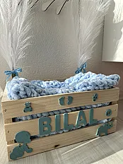 Baby box s puffy pletenom dekicom i mini ofingercima — slika 4