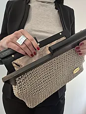 Pletena tekstura s drvenim detaljima — slika 2