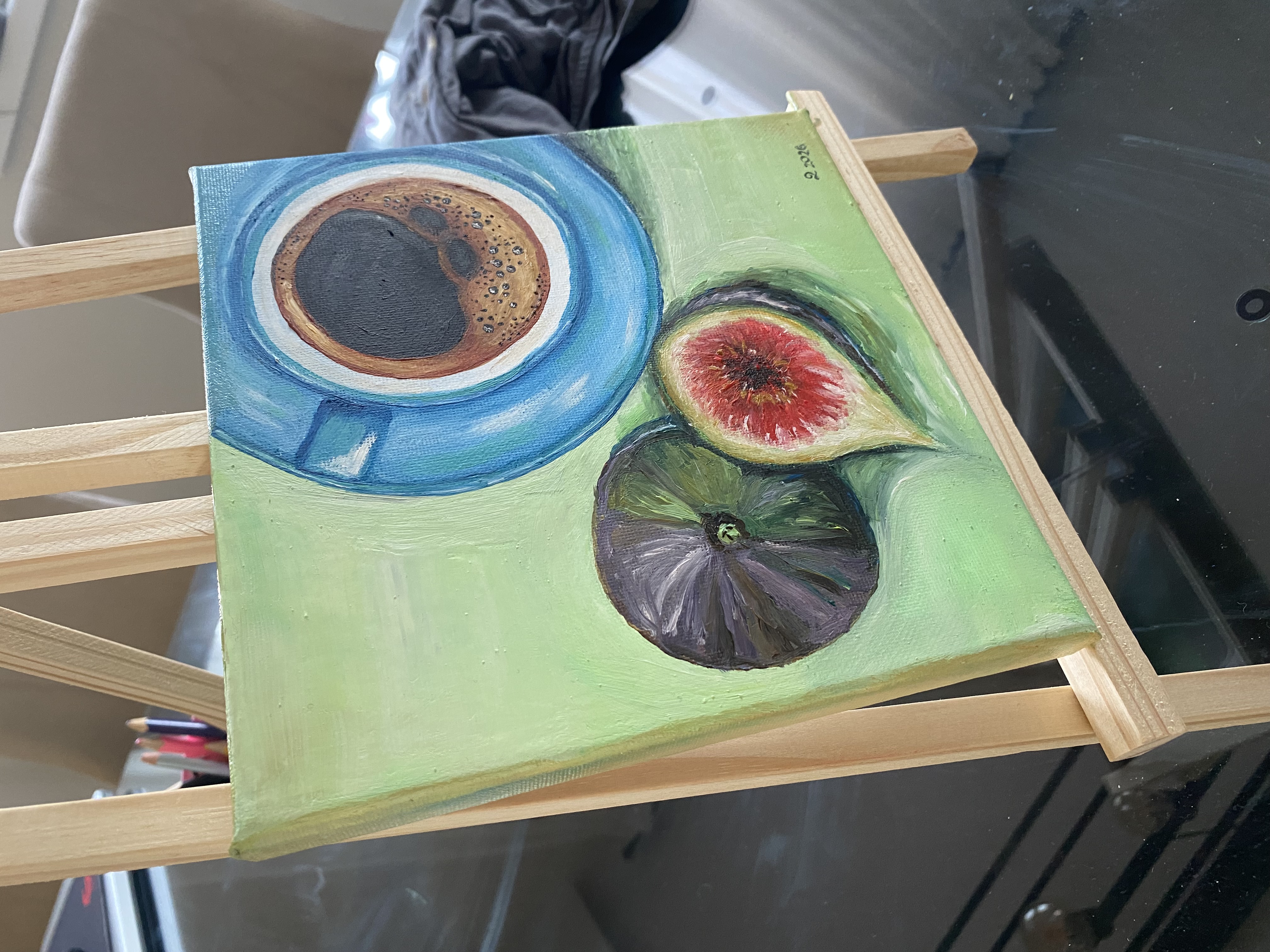 Umjetnička slika, Letnja kafa — slika 3