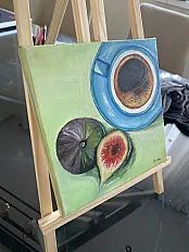 Umjetnička slika, Letnja kafa — slika 3